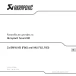 Предварительный просмотр 169 страницы Akrapovic Sound Kit P-HF 1065 Instruction Manual