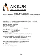 Предварительный просмотр 43 страницы Akron Brass SEVERE DUTY 3491 Installation, Operating And Maintenance Instructions