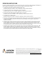 Preview for 4 page of Akron Brass STYLE 3600 Installation And Operating Instructions