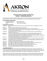 Preview for 15 page of Akron MERCURYMASTER 3446 Operating & Maintenance Instructions