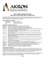 Preview for 27 page of Akron MERCURYMASTER 3446 Operating & Maintenance Instructions