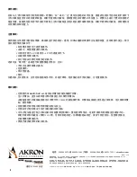 Preview for 10 page of Akron OMEGA XP 3528 Installation, Operating And Maintenance Instructions