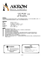 Preview for 15 page of Akron OZZIE 911 Installation, Operating And Maintenance Instructions