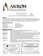 Preview for 19 page of Akron OZZIE 911 Installation, Operating And Maintenance Instructions