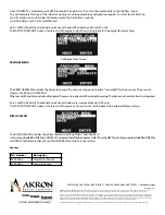 Preview for 5 page of Akron Style Operating Instructions