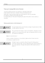 Preview for 5 page of Aksa AAP 1000i User And Maintenance Manual