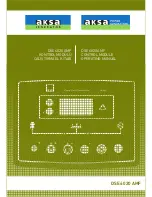 Preview for 1 page of Aksa DSE 6020 AMF Operating Manual