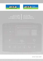 Preview for 1 page of Aksa DSE 7320 AMF Operating Manual