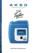 AKSO CLORO Tester Instruction Manual предпросмотр