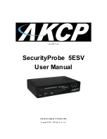 Preview for 1 page of aksr securityprobe 5esv User Manual