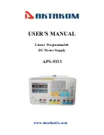 Aktacom APS-5333 User Manual preview