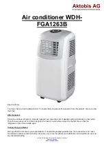 Aktobis EDH-FGA1263B Operating Manual preview