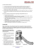 Предварительный просмотр 9 страницы Aktobis EDH-FGA1263B Operating Manual