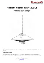 Preview for 1 page of Aktobis WDH-200LS Quick Start Manual