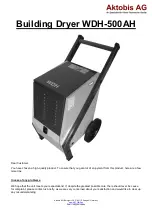 Aktobis WDH-500AH Manual предпросмотр