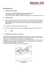 Preview for 4 page of Aktobis WDH-AP11 Operating Manual