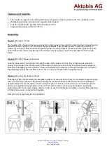 Предварительный просмотр 3 страницы Aktobis WDH-BGC30 Manual