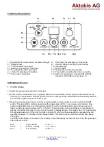 Preview for 4 page of Aktobis WDH-DS3 Operating Manual