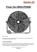 Aktobis WDH-FF60M Operating Manual предпросмотр