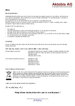 Preview for 12 page of Aktobis WDH-FGA1372 Operating Manual