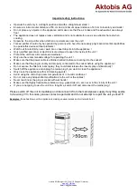 Preview for 3 page of Aktobis WDH-H600A Operating Manual