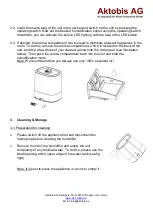 Preview for 6 page of Aktobis WDH-SK6630 Manual