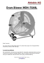 Aktobis WDH-TG60L Operating Manual предпросмотр