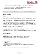 Preview for 3 page of Aktobis WDH-WP15 Operating Manual