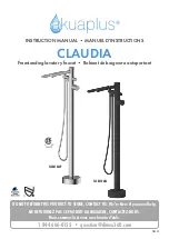 Akuaplus CLAUDIA FLSD5126CP Instruction Manual предпросмотр