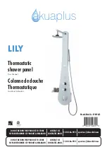 Akuaplus LILY SP M9625 User Manual preview