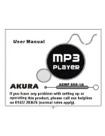 Akura AEMP 668-1G User Manual preview