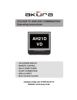 Akura AH21DVD User Manual preview