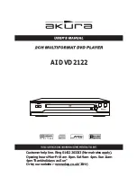 Akura AI DVD2122 User Manual предпросмотр