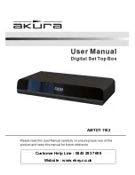 Preview for 1 page of Akura AMTDT 1182 User Manual