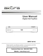 Akura AMTDT 2010C User Manual preview
