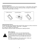 Предварительный просмотр 7 страницы Akura AMTDT3509-250 User Manual