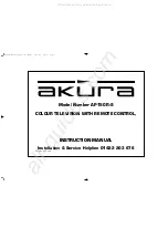 Preview for 1 page of Akura AP150R-S Instruction Manual