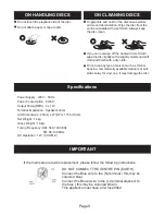 Предварительный просмотр 10 страницы Akura APCD-913 Instruction Manual