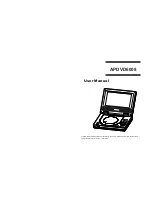 Предварительный просмотр 1 страницы Akura APDVD6008 User Manual