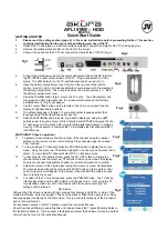 Akura APL1519W-HDID Quick Start Manual предпросмотр