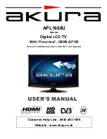 Akura APL1668U User Manual preview