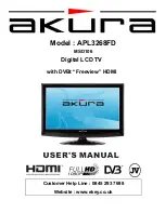 Akura APL3268FD User Manual preview