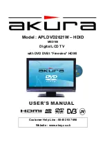 Akura APLDVD2621W User Manual preview