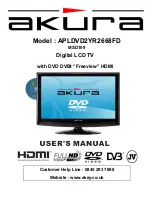 Akura APLDVD2YR2668FD Instruction Manual preview