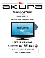 Preview for 1 page of Akura APLDVD3268 User Manual