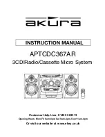 Предварительный просмотр 1 страницы Akura APTCDC367AR Instruction Manual