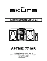 Akura APTMIC 771AR Instruction Manual предпросмотр