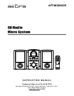 Предварительный просмотр 1 страницы Akura APTMIC606DR Instruction Manual