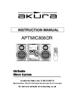 Akura APTMIC808DR Instruction Manual preview