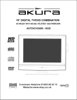 Akura ASTDVD1938W-HDID User Manual preview